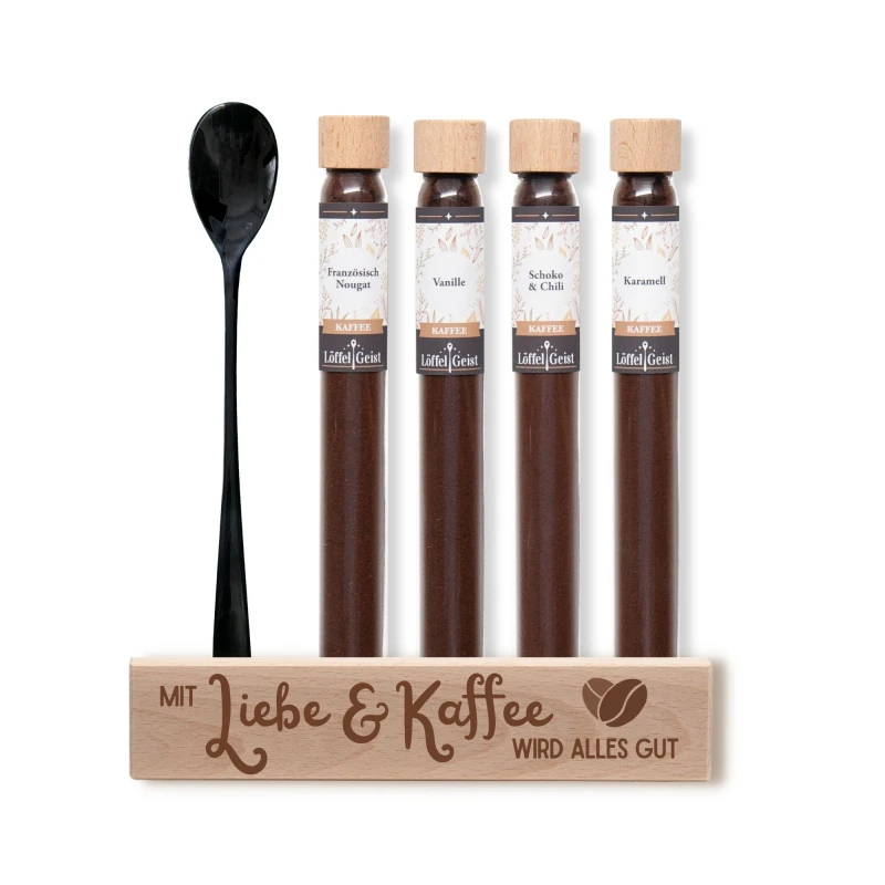 Kaffee-Geschenkset Mit Liebe & Kaffee wird alles gut!
